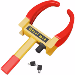Avec cette griffe de roue, vous protégez efficacement votre voiture contre le vol. La griffe de stationnement réglable convie ...