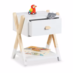 Vous cherchez une jolie table de chevet pour la chambre de votre bout de chou ? Alors vous êtes au bon endroit ! Sur le dessu ...