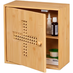 Vous cherchez une armoire à pharmacie à la fois décorative et pratique ? Alors vous êtes au bon endroit ! Grâce à ses 2 compa ...