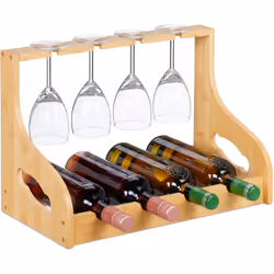 Ce porte-bouteilles à vin en bambou naturel est un indispensable pour tous les amateurs de vin ! Avec ce support, vous pouvez ...