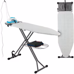 Marre de votre linge plein de plis ? Ne soyez plus froissé et optez pour cette planche à repasser ! Cette table réglable en h ...