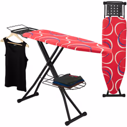 Marre de votre linge plein de plis ? Ne soyez plus froissé et optez pour cette planche à repasser ! Cette table réglable en h ...