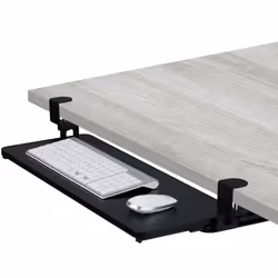 Envie de faire un peu de place sur votre bureau ? Alors ce support est ce qu'il vous faut ! Il pourra accueillir votre clavie ...
