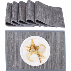 Ces sets de table protègent votre table des rayures, brûlures et salissures lors de vos repas. Ces petites nappes de table so ...