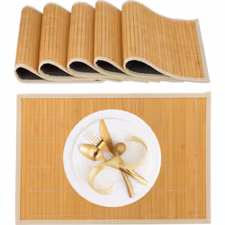 Ces sets de table protègent votre table des rayures, brûlures et salissures lors de vos repas. Ces petites nappes de table so ...