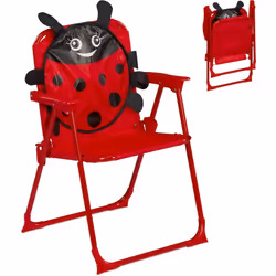 Votre pitchoun est à la recherche d'un compagnon trop mignon pour la prochaine sortie camping ? Alors cette chaise pliante es ...