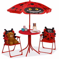 Envie de faire plaisir à votre petit bout de chou ? Alors ce salon de jardin est fait pour vous ! Son design original ravira  ...