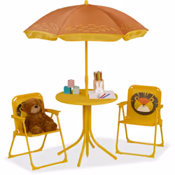 Envie de faire plaisir à votre petit bout de chou ? Alors ce salon de jardin est fait pour vous ! Son design original ravira ...