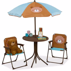 Envie de faire plaisir à votre petit bout de chou ? Alors ce salon de jardin est fait pour vous ! Son design original ravira  ...
