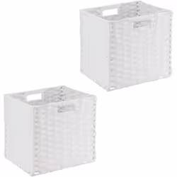 Ce lot de corbeilles vous permettra de ranger et d’organiser votre intérieur avec style et méthode. Ces paniers de rangement  ...