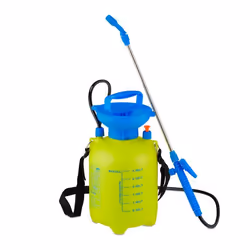 Relaxdays Pulvérisateur à pression buse réglable pour larrosage de vos plantes 3 litres jaune et bleu