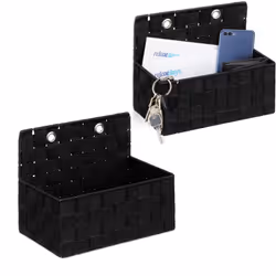 Vous n'avez plus de place sur l'étagère de votre salle de bain ? Alors nous avons ce qu'il vous faut ! Ce lot de 2 paniers de ...