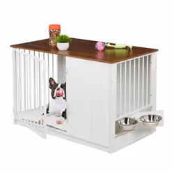 Cette niche pour chien d'intérieur allie fonctionnalité et esthétique chaleureuse. Elle est idéale pour les chiens de petite ...