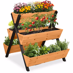 Avec ce potager à étages peu encombrant, vous pouvez créer votre propre jardin potager sur votre balcon ou votre terrasse dan ...