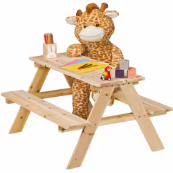 Vous cherchez une table de pique-nique pour votre enfant ? Alors vous êtes au bon endroit ! La hauteur de ce meuble en bois d ...