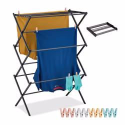 Marre de votre étendoir qui prend toute la place dans le salon ? Alors optez pour cet accessoire peu encombrant ! Cet étendoi ...