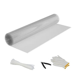 Relaxdays Grillage à lapins ou poules en acier recouvert de zinc mailles 63 x 63 mm 100 cm x 5 m argenté