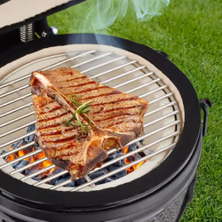 Relaxdays 4052025866976 barbecue et grill Barbecue/grill Kamado Egg Bois de chauffage Noir - Vue supplémentaire 2