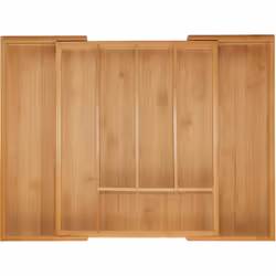 Les tiroirs de cuisine encombrés appartiennent au passé avec ce range-couverts en bambou naturel. Le casier à tiroirs, doté d ...