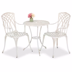 Envie de profiter d'un moment au soleil avec votre moitié ? Alors vous êtes au bon endroit ! Ce lot est composé d'une table e ...