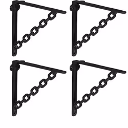 Vous cherchez des équerres pour étagères à la fois décoratives et pratiques ? Alors vous êtes au bon endroit ! Fixez 2 équerr ...
