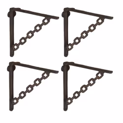 Vous cherchez des équerres pour étagères à la fois décoratives et pratiques ? Alors vous êtes au bon endroit ! Fixez 2 équerr ...