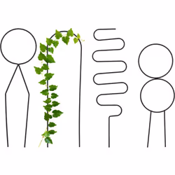 Ce tuteur noir en lot aide à la croissance et à la tenue de vos plantes d'intérieur. Il mettra en valeur votre lierre ou vos ...