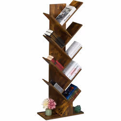 Envie d'ajouter une touche d'originalité à votre salon ? Alors cette bibliothèque prenant la forme d'un arbre est faite pour  ...