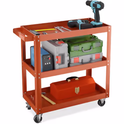 Marre des outils éparpillés dans votre garage ou votre atelier ? Alors optez pour ce chariot d'atelier ! Grâce à ces 3 niveau ...