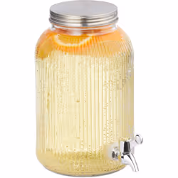 Envie de servir du jus de fruit de manière élégante à la prochaine fête d'anniversaire ? Alors ce distributeur à boisson au d ...