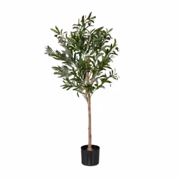 Envie d'apporter une touche de fraicheur à votre intérieur ? Alors cet olivier artificiel est fait pour vous ! Cet arbre arti ...
