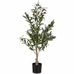 Envie d'apporter une touche de fraicheur à votre intérieur ? Alors cet olivier artificiel est fait pour vous ! Cet arbre arti ...