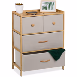Ajoutez une touche d'élégance à votre intérieur avec cette superbe commode à 4 tiroirs. Vous pourrez utiliser ce buffet pour  ...