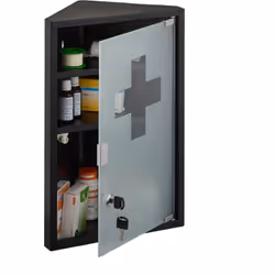Envie de mettre un peu d'ordre dans vos médicaments ? Alors cette armoire est faite pour vous ! Elle dispose de 3 compartimen ...
