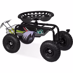 Ce tabouret pratique sur roulettes vous permet d’accomplir vos travaux de jardin en tout confort. Que ce soit pour planter de ...