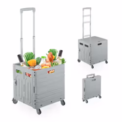 Dites adieu aux sacs encombrants et aux allers-retours fatigants avec ce chariot pratique avec couvercle ! Avec sa capacité X ...
