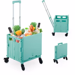 Redécouvrez le plaisir de faire vos emplettes avec ce chariot pratique avec couvercle ! Grâce à son grand volume et sa capaci ...