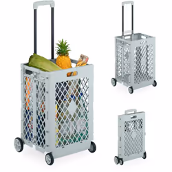 Redécouvrez le plaisir de faire vos emplettes avec ce chariot de courses pour maison, camping ou festival. Avec son grand vol ...