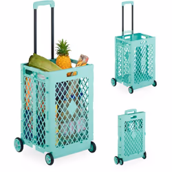 Redécouvrez le plaisir de faire vos emplettes avec ce chariot de courses pour maison, camping ou festival. Avec son grand vol ...