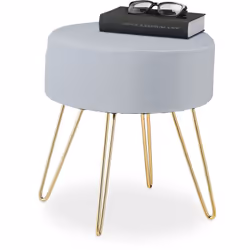 Ce joli tabouret à 4 pieds apportera une touche d'élégance et de modernité à votre intérieur. Il sera parfait dans le salon o ...