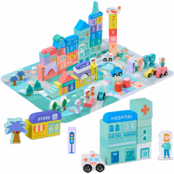 Ce set de blocs de construction est idéal pour les petits bâtisseurs et les ingénieurs en herbe. Avec ce jeu de construction, ...
