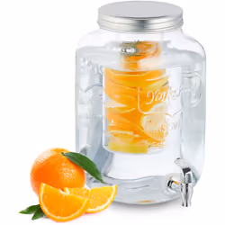 Ce distributeur de boisson sera l’accessoire idéal pour votre prochaine fête de jardin ! Il dispose d’un compartiment amovibl ...