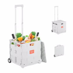 Redécouvrez le plaisir de faire vos emplettes avec ce chariot pratique avec couvercle ! Avec son grand volume et sa capacité  ...