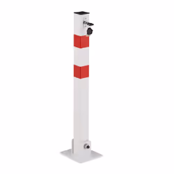 Ce solide poteau en acier est idéal pour sécuriser votre place de parking ou votre voie d'accès des invités indésirables. Con ...