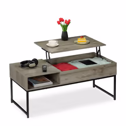 Vous êtes à la recherche d'une table polyvalente pour votre salon ? Alors, cette table basse est faite pour vous ! Avec ses 2 ...