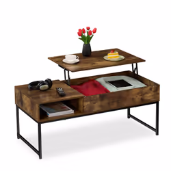 Vous êtes à la recherche d'une table polyvalente pour votre salon ? Alors, cette table basse est faite pour vous ! Avec ses 2 ...