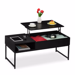 Vous êtes à la recherche d'une table polyvalente pour votre salon ? Alors, cette table basse est faite pour vous ! Avec ses 2 ...