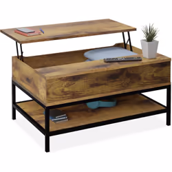 Vous êtes à la recherche d'une table polyvalente pour votre salon ? Alors, cette table basse est faite pour vous ! Avec sa ta ...
