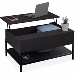 Vous êtes à la recherche d'une table polyvalente pour votre salon ? Alors, cette table basse est faite pour vous ! Avec sa ta ...