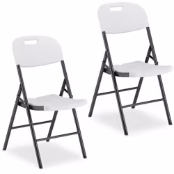Profitez pleinement des beaux jours dans votre jardin, sur votre balcon ou votre terrasse grâce à ce lot de 2 chaises de jard ...